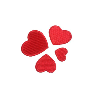 Classic multi-size love clothing cloth stickers applique embroidery DIY embroidery pattern factory wholesale spot
