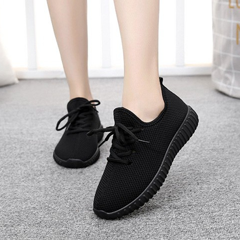 Old Beijing cloth shoes women's sports casual flat shoes breathable non-slip soft bottom black work shoes dance shoes cross-border generation