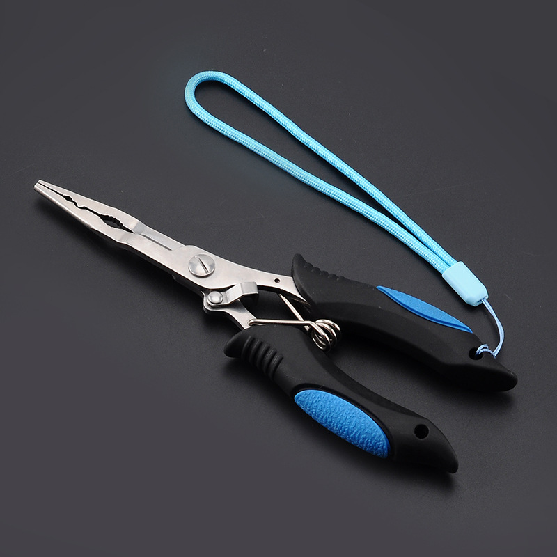 Factory direct stainless steel multi-function pointed mouth fishing tongs fishing line scissors/fishing tongs quality outdoor fishing gear