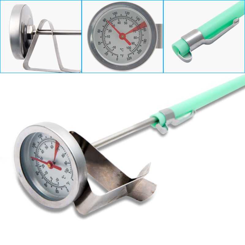 11 hand coffee thermometer with separate white box pointer pull flower thermometer glass panel heating without scratching flowers