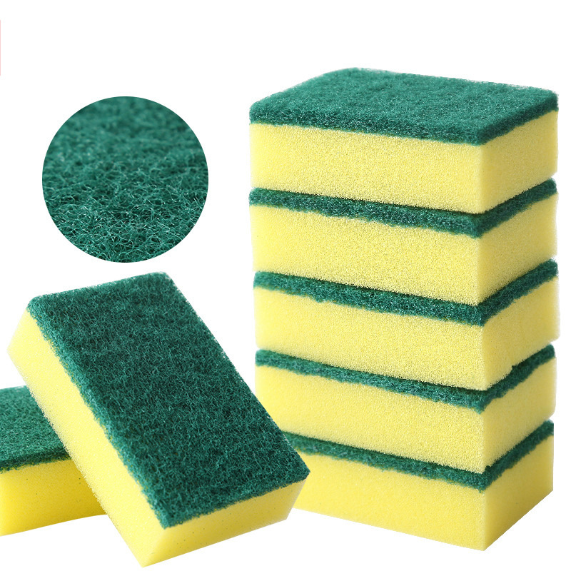 Cleaning sponge block single piece dishwashing cleaning high density sponge kitchen cleaning double-sided sponge 