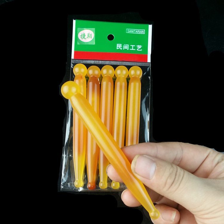 Beef Tendon Tendon Stick Beauty Stick Point Pen Meridian Massage Stick Facial Eye Massage Tool Dial Tendon Stick