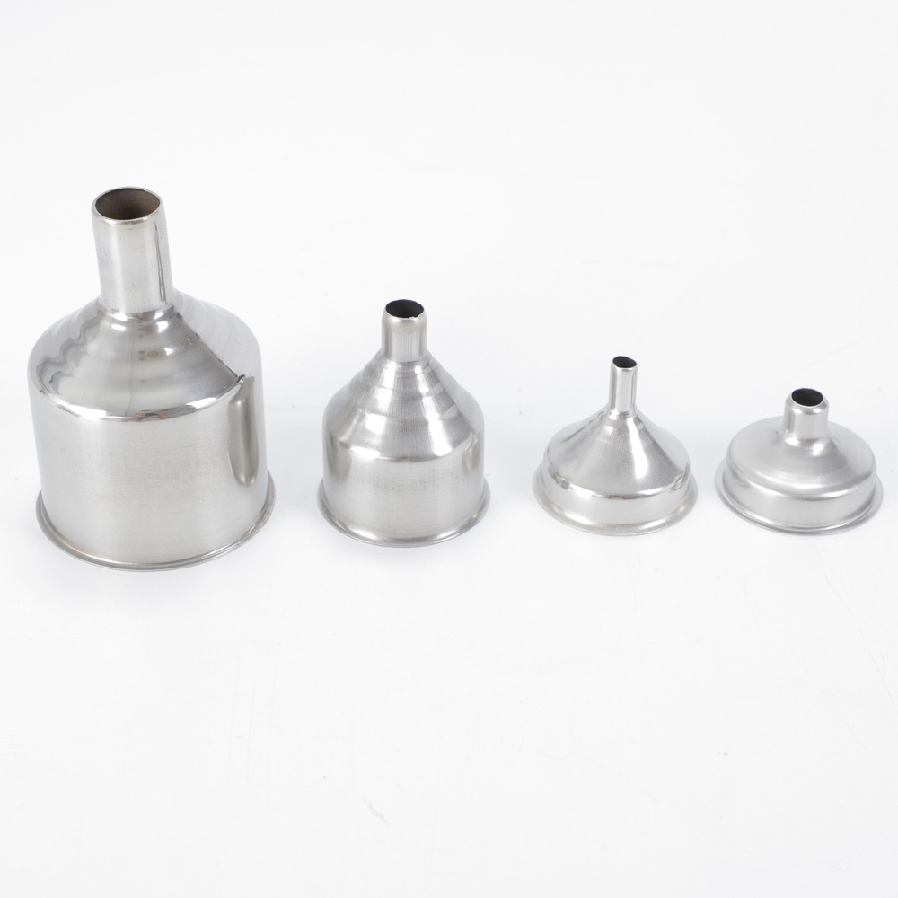 Factory Direct supply metal wine set matching mesh oil strainer stainless steel funnel kitchen supplies accessories