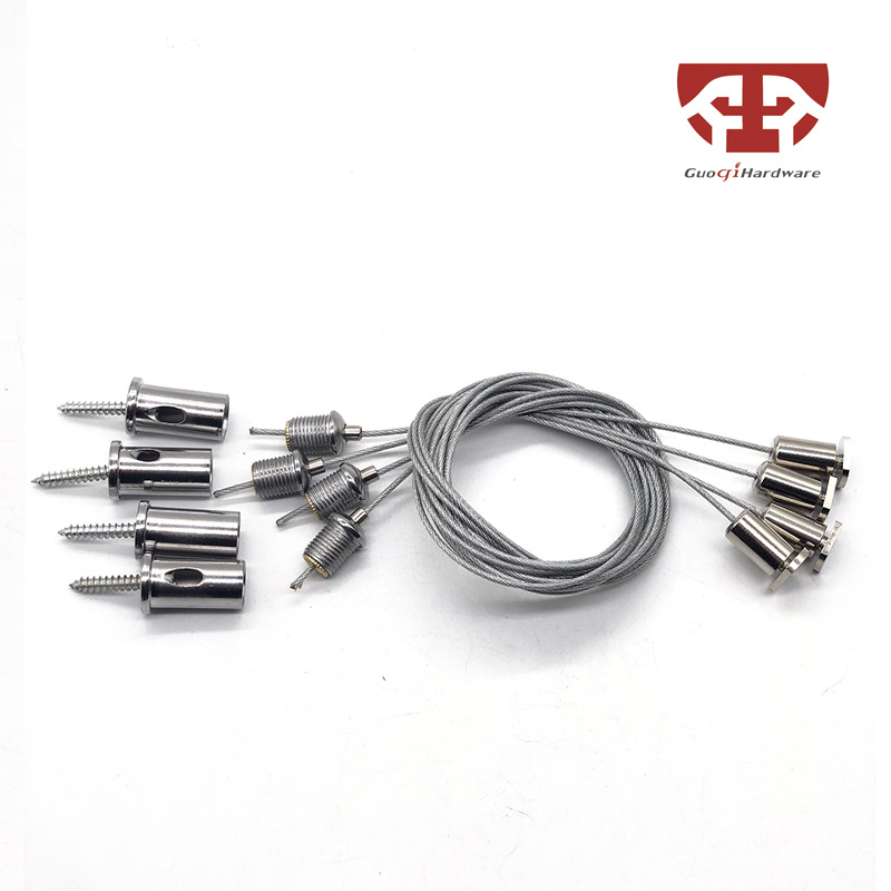 Lighting hanging wire flat lamp fluorescent lamp hanging rope line lamp office lamp hanging panel lamp adjustable wire rope