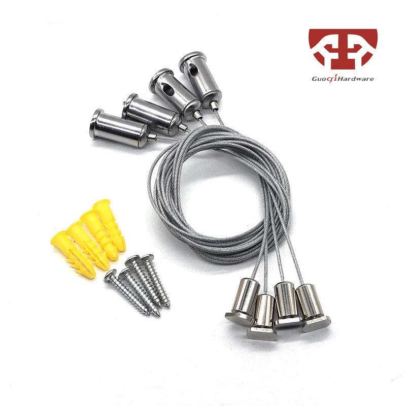 Lighting hanging wire flat lamp fluorescent lamp hanging rope line lamp office lamp hanging panel lamp adjustable wire rope