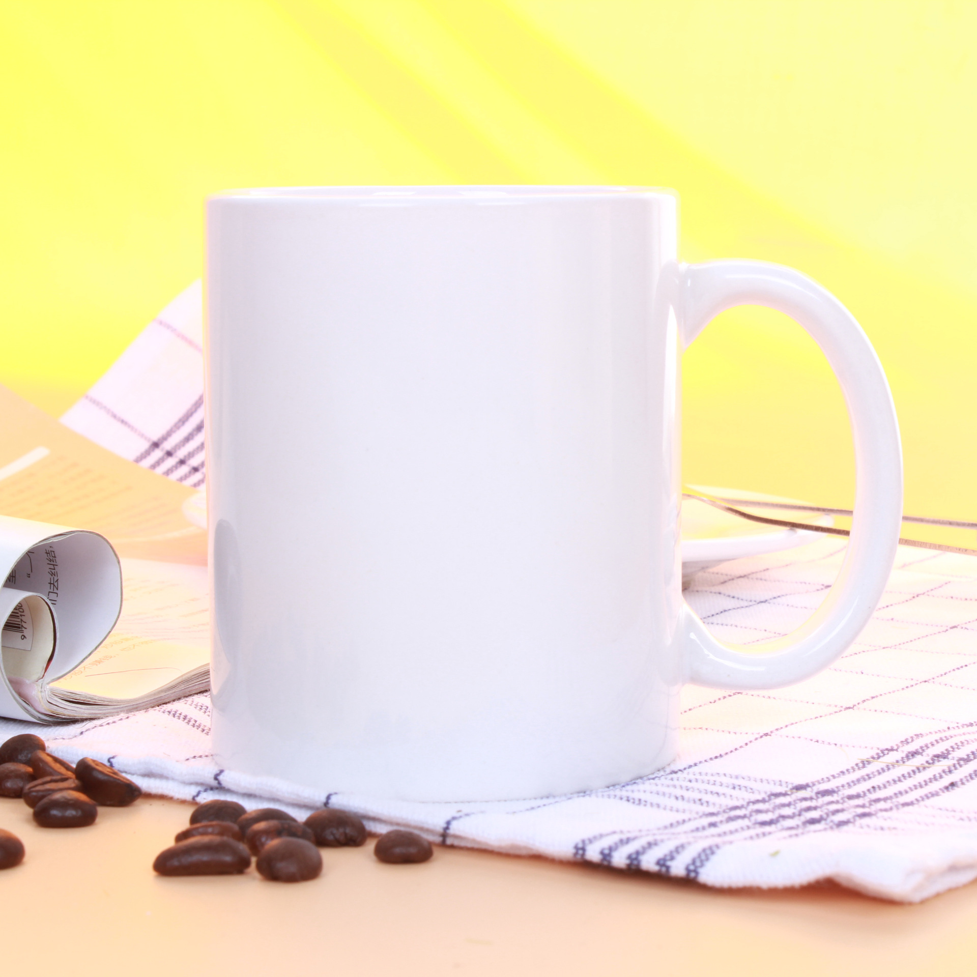 Cross-border new ceramic cup 3D Bookshelf Mug creative space design creative Mug