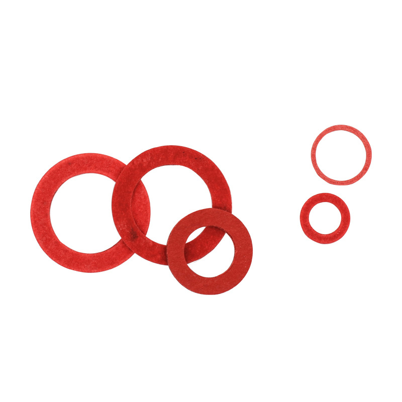 Red steel paper Set boxed 150pc insulation gasket gasket red steel paper fast bar Red meson red paper flat pad 600pc