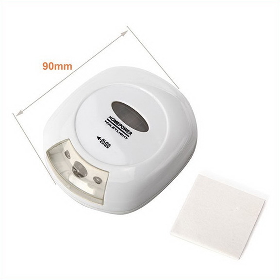 Creative LED human body induction toilet lid light toilet night light