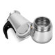 Cross-border hot stainless steel mocha pot European coffee cup portable electric coffee pot in stock wholesale