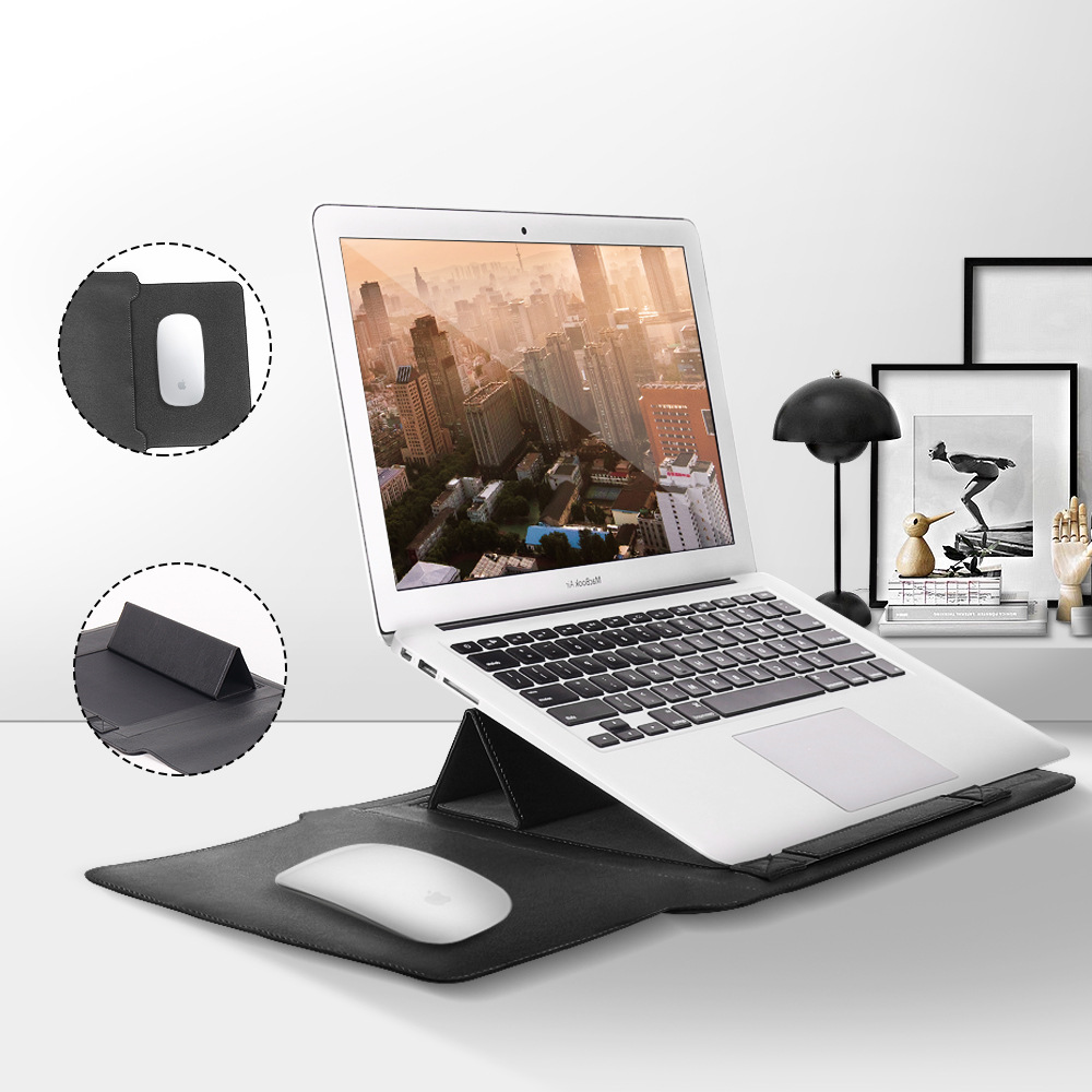 Laptop stand computer bag for Huawei Mate14 inch liner bag Apple 15.6mac stand storage bag