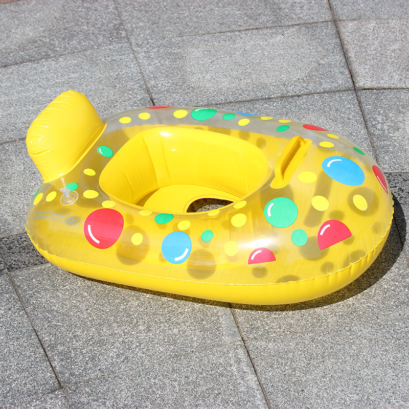 Water inflatable baby yacht water seat boat baby swimming ring children's seat inflatable swimming ring