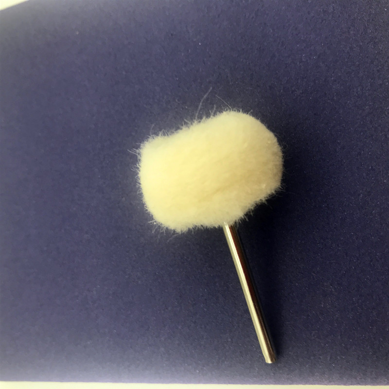 琥珀研磨柄ウールホイール研磨輪カシミヤ研磨研磨ヘッド3/2.35mm柄ウールボール研磨ヘッド|undefined