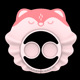 Fox shampoo cap-pink