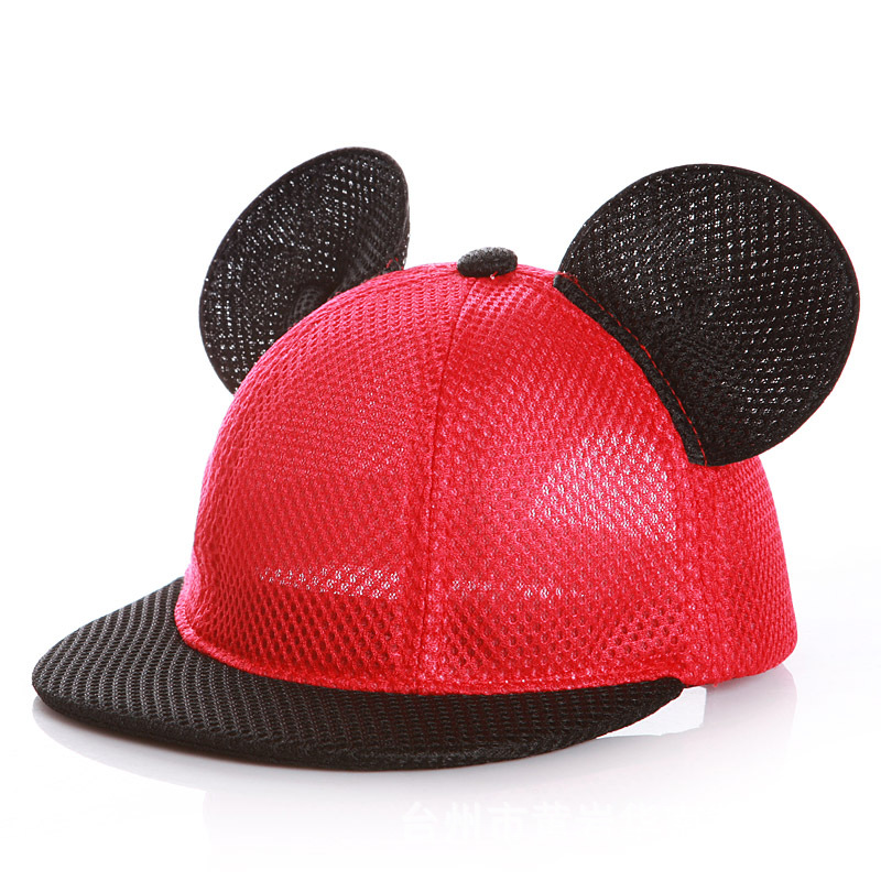 Icap/South China Spring and Summer Big Ear Cap Baby Cartoon Baseball Cap Sanming Net Hip Hop Cap Parent-Child
