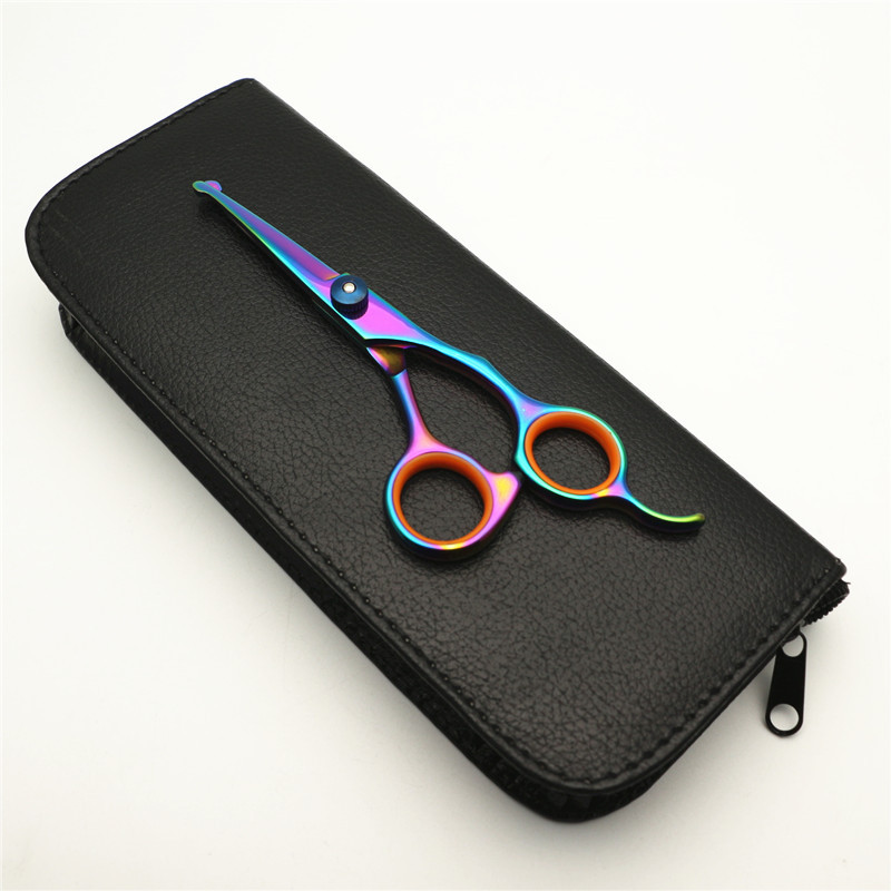 Color Pet Scissors Round Head Safety Cut Multi-size Straight Cut Curved Cut Dog Hair Cutting Beauty Tool Set