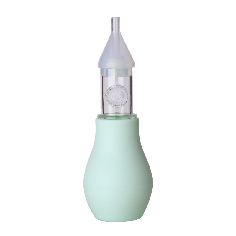 Doraemon baby nasal aspirator silicone pump anti-backflow nasal aspirator baby hand pressure nasal aspirator 6214