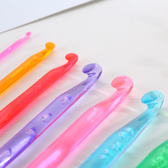 Factory supply color plastic crochet full set crochet wholesale Knitting tools high-grade wool sweater needle crochet