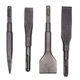 Square handle four pit electric hammer widened ultra-thin flat chisel hexagonal handle electric pick lengthened shovel Wall concrete wall slotting bit