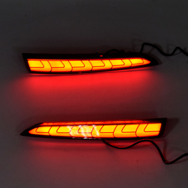 カーアクセサリーブレーキライト Led リアランプテールライトフォードフィエスタ Mk7 2009-2017 赤色ブレーキ照明システム|undefined