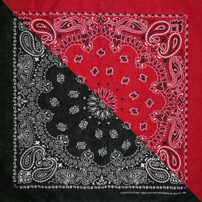 Outdoor Riding European and American Magic Headscarf Seamless Leisure Bicycle Headscarf Hip Hop Square Headscarf All-match Amoeba