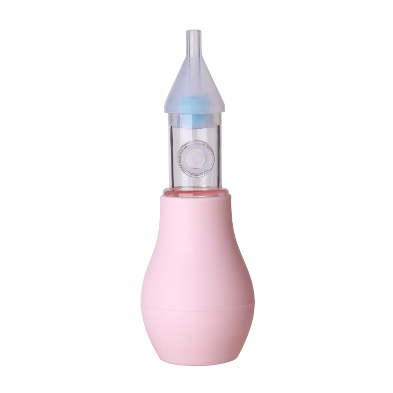 Doraemon baby nasal aspirator silicone pump anti-backflow nasal aspirator baby hand pressure nasal aspirator 6214