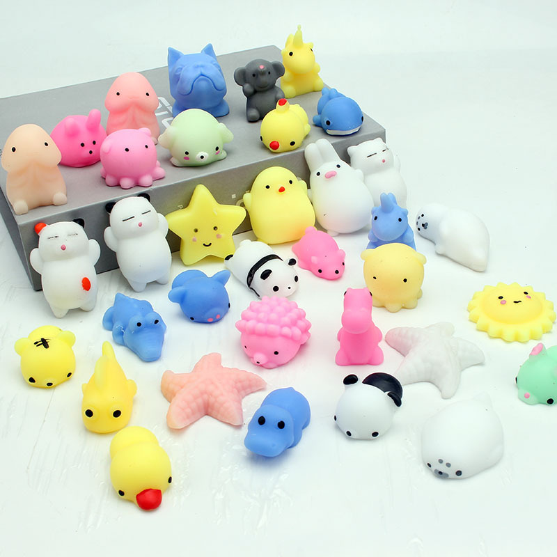メーカー卸売り超萌えかわいい減圧小動物つまみ楽tprソフトジェル団子アザラシ君発散玩具|undefined