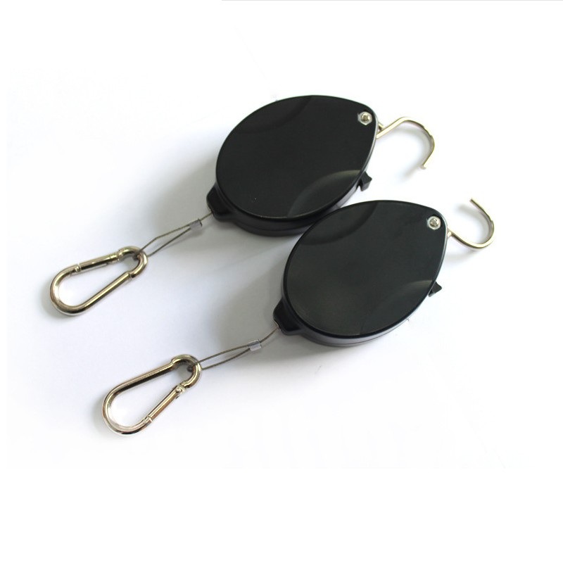 Cross-border supply adjustable telescopic hook hanging basin Birdcage stainless steel wire rope gardening tools supplies