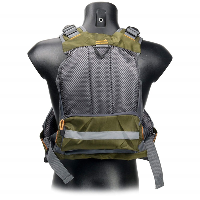 Fishing Life Jacket Sandy Fishing Suit Boat Fishing Sea Fishing Road Asia Multi-functional Multi-pocket Portable with Floating Material Removable