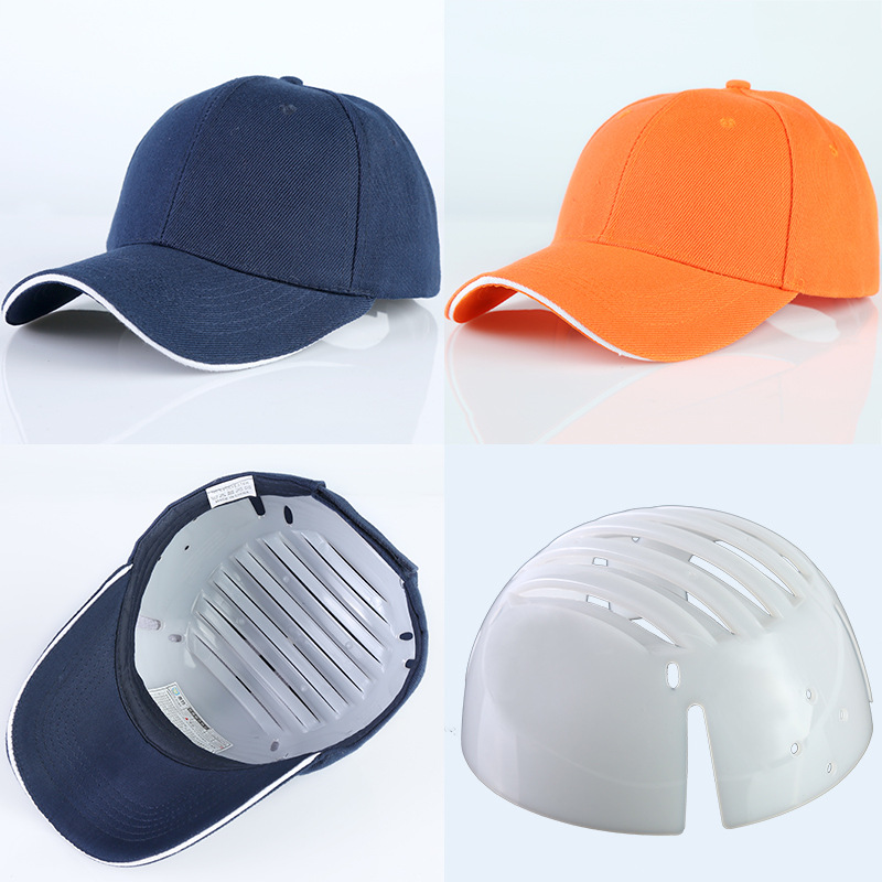 Factory hot sale PE anti-collision cap lightweight breathable helmet factory workshop special protective safety baseball cap