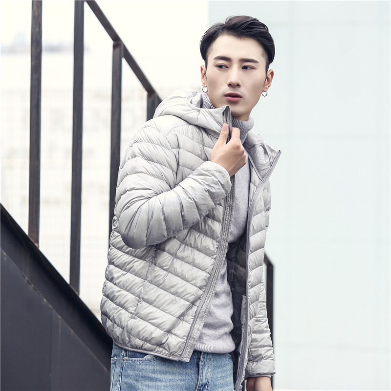 Winter Siyu 2022 Men's New Lightweight Down Jacket Men's Hooded Winter Coat Plus Size Men's Men's Wear