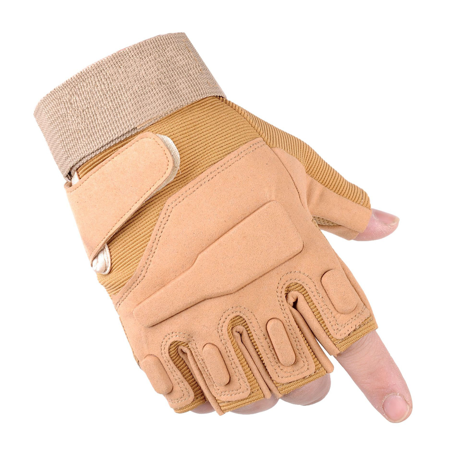 Combat half-finger full-finger lined gloves, sports outdoor unisex cycling fitness gloves