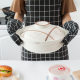 Microwave oven gloves thickened gloves heat insulation Kitchen home oven gloves