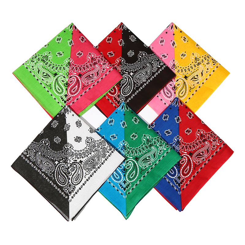 Outdoor Riding European and American Magic Headscarf Seamless Leisure Bicycle Headscarf Hip Hop Square Headscarf All-match Amoeba