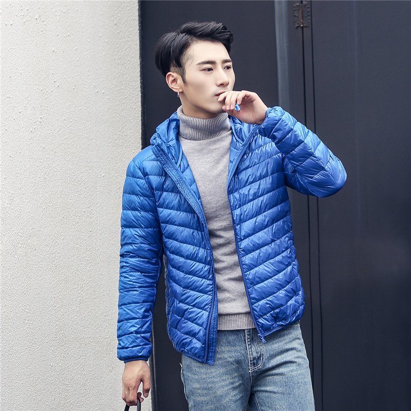 Winter Siyu 2022 Men's New Lightweight Down Jacket Men's Hooded Winter Coat Plus Size Men's Men's Wear
