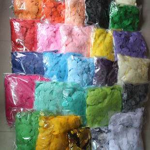 Amazon Hot Selling Paper Balloon Filled Paper Confetti Sequins 2.5cm Color 50g Pack Throw Round Paper Spot