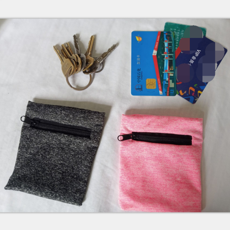 Sports Outdoor Wrist Bag Change Key Bag Summer Breathable Fabric Sweat Wrist Bag