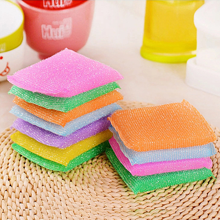 Kitchen sponge dishwashing cloth dishwashing sponge daily department store magic scrub bowl chopsticks scouring pad factory direct supply
