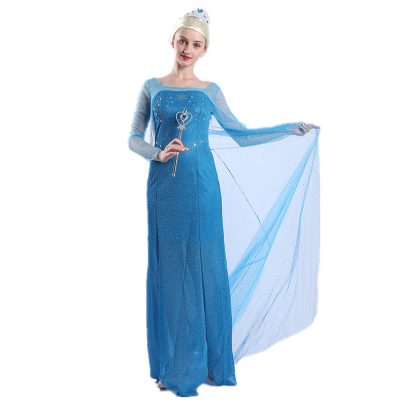 Halloween Costume Character Costume Frozen Princess Dress Aisha Queen Adult Aisha Princess Costume Wholesale