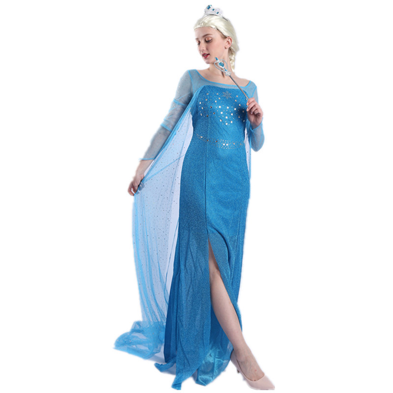 Halloween Costume Character Costume Frozen Princess Dress Aisha Queen Adult Aisha Princess Costume Wholesale