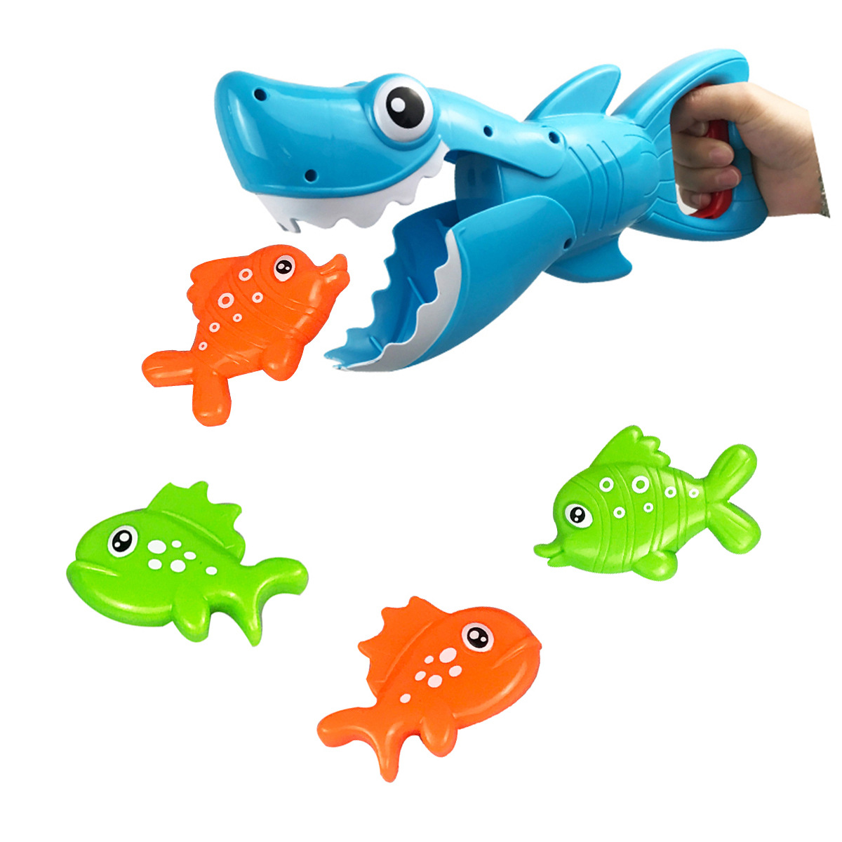 Taobao Hot Sale Hungry Shark Catching Small Fish Fishing Water Play Toys Children Bathing Water Play Educational Toys