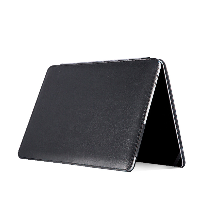 Applicable to macbook Apple laptop protective shell air13/11-inch shell PU leather protective cover leather case
