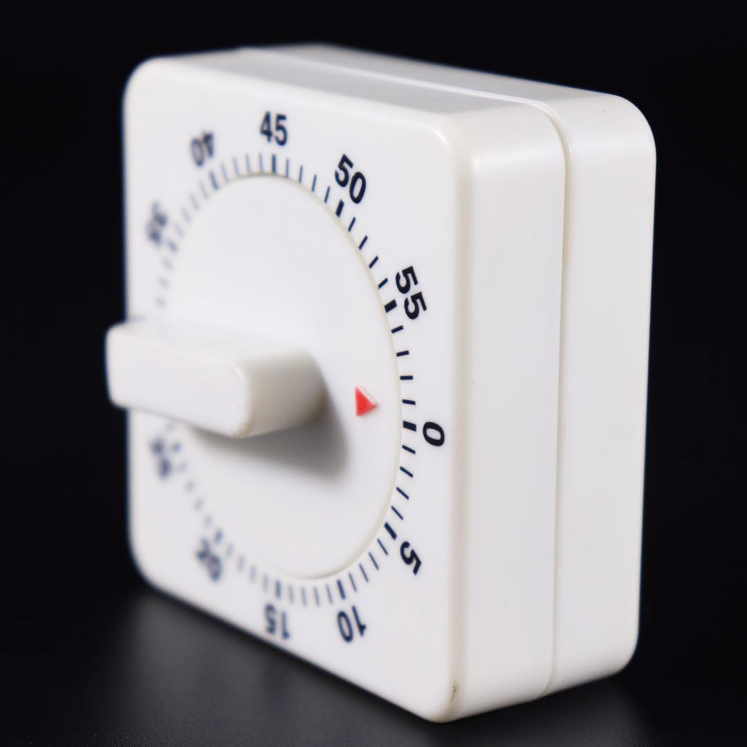 XY56092 kitchen small square pendulum timer 60 minutes timer reminder mechanical timer alarm clock