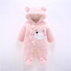 Baby jumpsuit thickened autumn and winter clothes 0 for boys and girls baby ha clothes 1 for newborn autumn clothes winter cotton-padded clothes climbing clothes