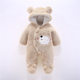 Baby jumpsuit thickened autumn and winter clothes 0 for boys and girls baby ha clothes 1 for newborn autumn clothes winter cotton-padded clothes climbing clothes