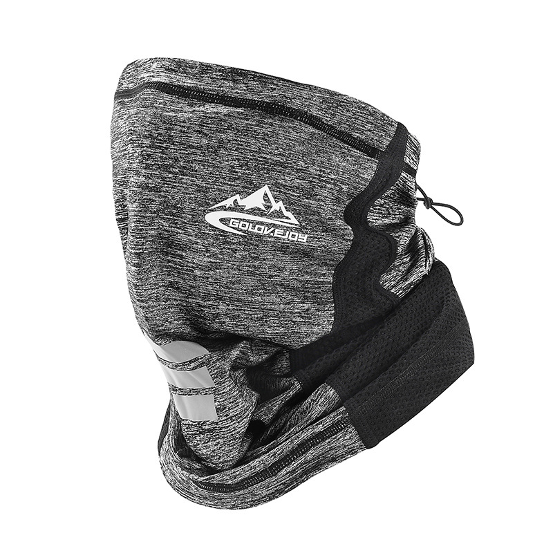 Summer Ice Silk Riding Mask Motorcycle Outdoor Sunscreen Scarf Neck Set Face Scarf Breathable Sports Magic Scarf