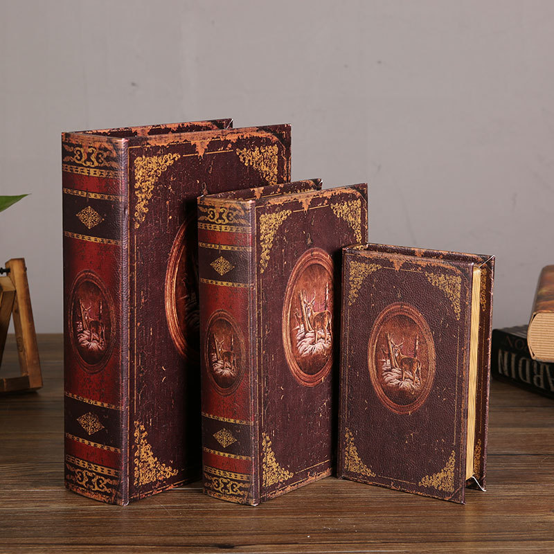 Поддельная книга имитация книги модель украшения кабинет офисный книжный шкаф Ретро украшение книга реквизит для фотосъемки ремесла украшения