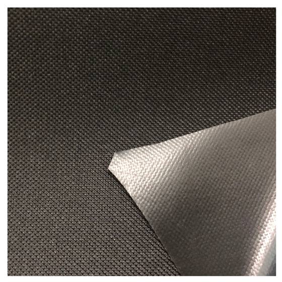 Black 600d Oxford cloth pvc Oxford cloth spot luggage fabric Oxford cloth polyester fabric 600d Oxford