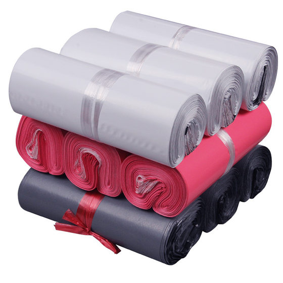 Grey Black Express Bag Wholesale Plastic Thickened Waterproof Logistics Packing Bag Packing Bag Shunfeng Large Express Bag