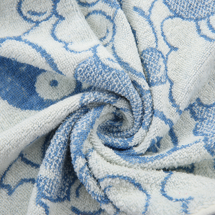Cross-border supply of soft absorbent cotton bath towel can be customized LOGO bath adult puppy towel household beach towel