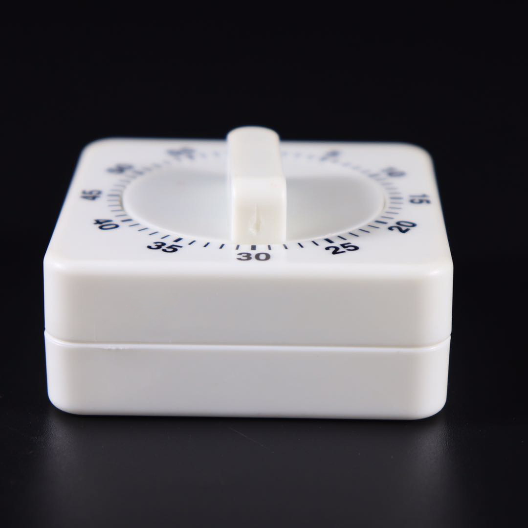 XY56092 kitchen small square pendulum timer 60 minutes timer reminder mechanical timer alarm clock